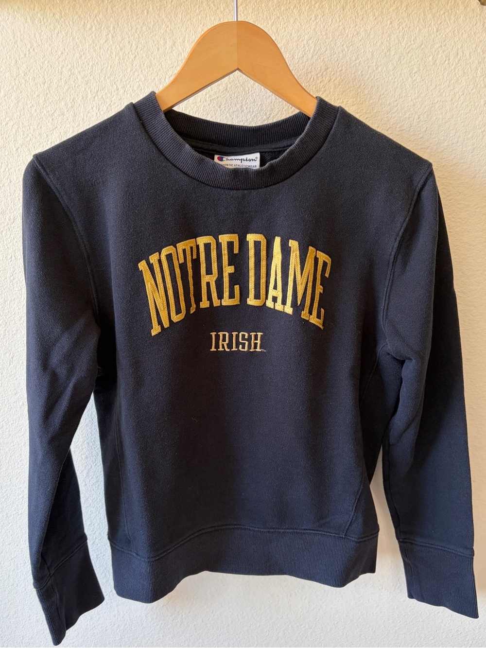 Vintage Champion Notre Dame Fighting Irish Sweatshirt size Small